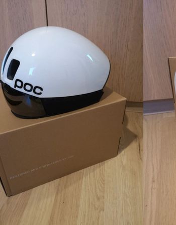 Used POC Procen Air White Size S 50-56cm 2026 bike — image 2 of 7