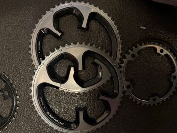 Brugt Shimano Dura-Ace FC-R9100 53T Chainring Drivetrain & Pedals