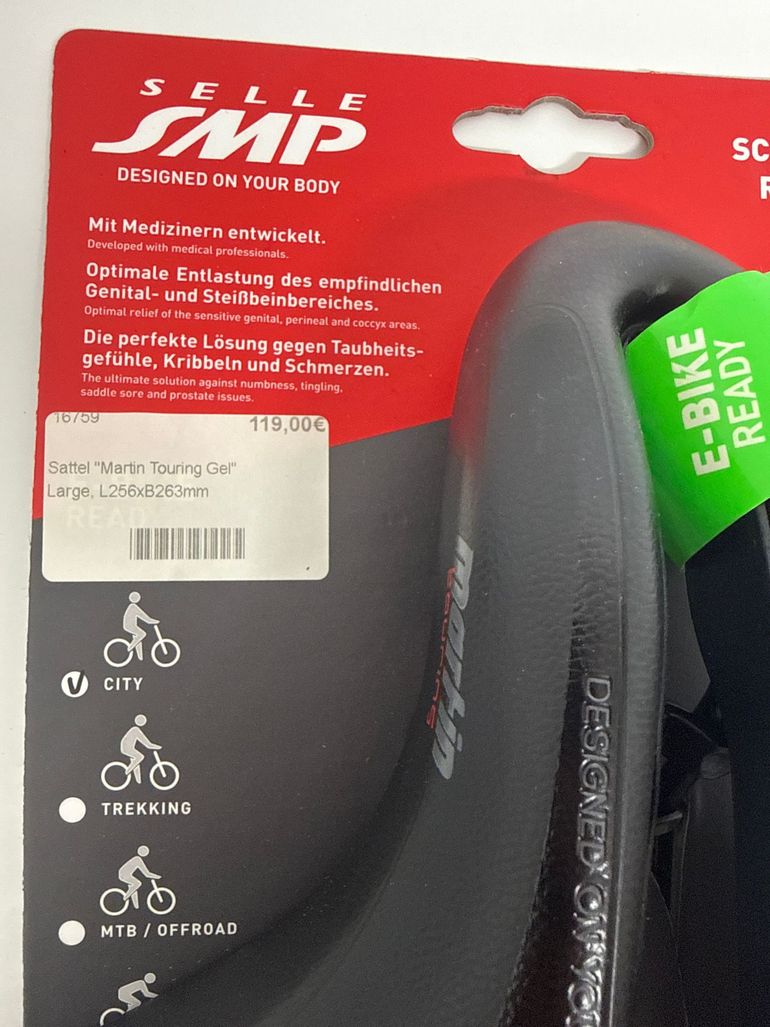 Used Selle Smp Martin Touring Gel Saddle 2022 bike — image 4 of 4