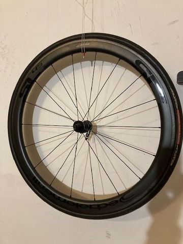 Used Deda Elementi SL45 Carbon Tubular Wheelset bike — image 7 of 8