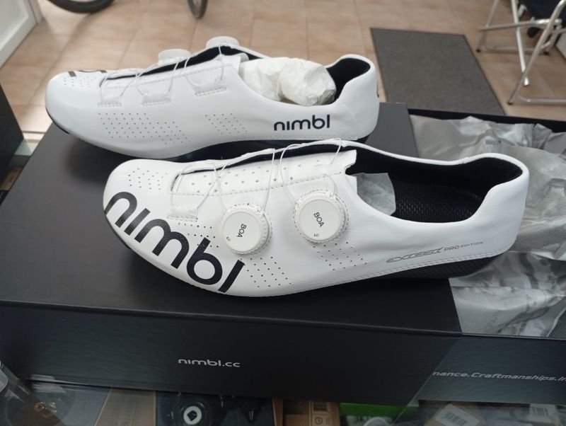 Used Nimbl ZAPATILLAS ULTIMATE EXCEED PRO EDITION BLANCAS 42 MODELO 2026 Cycling Shoes