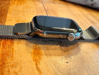 Used apple Watch S10 46mm Titanium bike — image 4 of 10