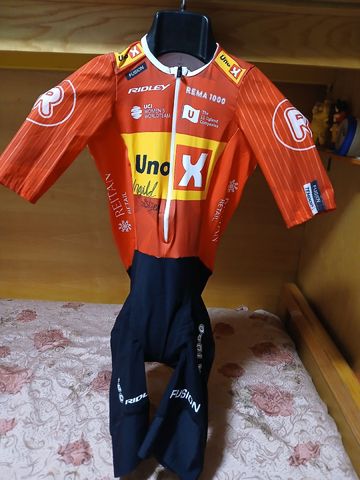 Brugt X-Fusion Uno-X Mobility Team Jersey Cycling Clothing