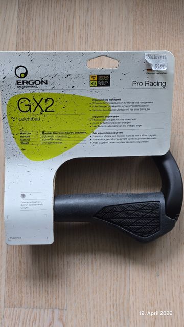 Used Ergon GX2 Pro Racing Series Grips Cockpit