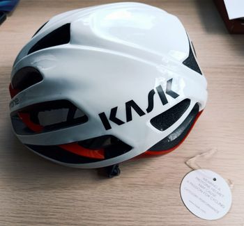 Kask, Protone 2.0 Road Helmet White/Red Size M