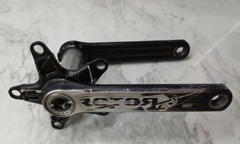 Rotor, 3df 172.5 Crankset Aluminum Black Road
