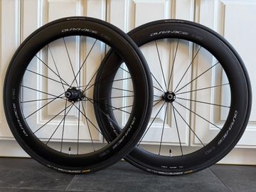 Shimano Like NEW! Dura Ace C60 rim Carbon Wheels/ Freehub 12 Speed 2025 Wheels d'occasion