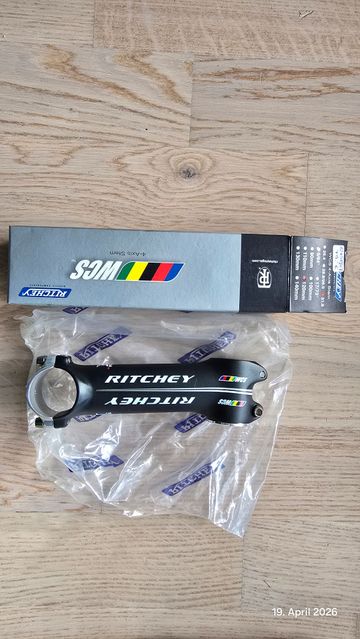 Easton Vorbau EA 50 FW ATB 0 degree 90mm 25.4mm 1 1/8 Zoll Cockpit usato