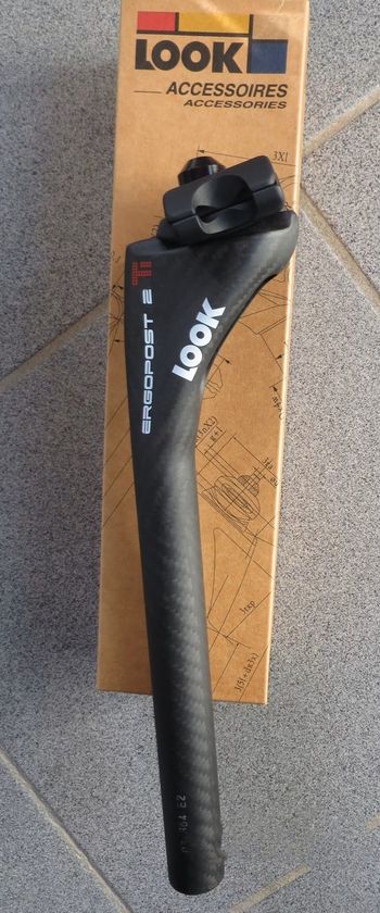 Used Look ERGOPOST 2 25.0 Ti Matt Opaco Seatpost 2026 bike — image 3 of 5