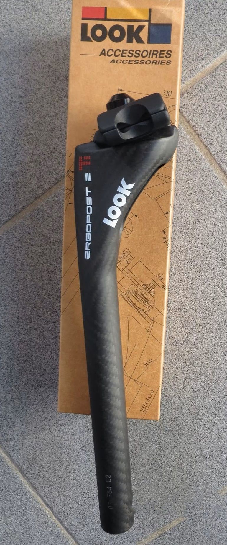 Used Look ERGOPOST 2 25.0 Ti Matt Opaco Seatpost 2026 bike — image 3 of 5