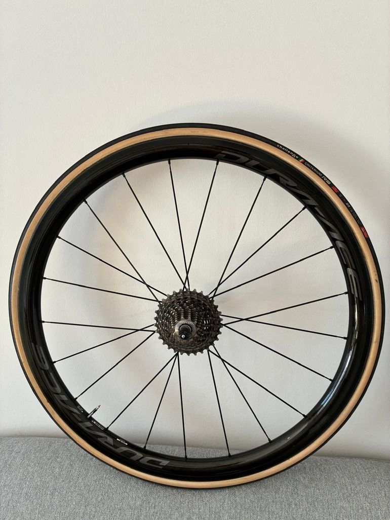 Used Shimano Dura-ace C35 Carbon Laufräder Schlauchreifen bike — image 5 of 5