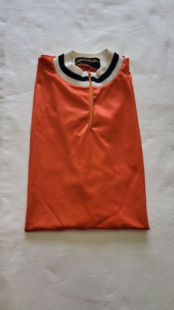 Used rijaulieder maillot homme tour de poitrine 96 couleur Orange etat neuf bike