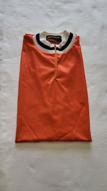 Brugt rijaulieder maillot homme tour de poitrine 96 couleur Orange etat neuf Cycling Clothing