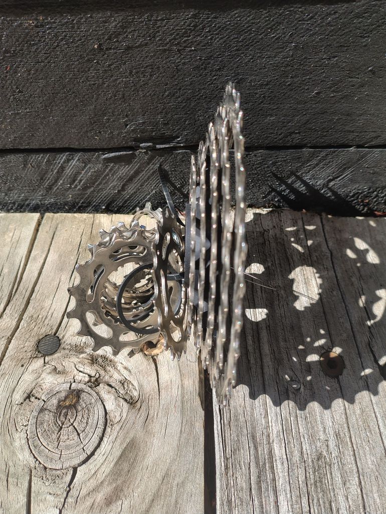 Used Shimano 105 R7100 Series 2-speed 11-36T cassette CS-HG710-12 2025 bike — image 7 of 7