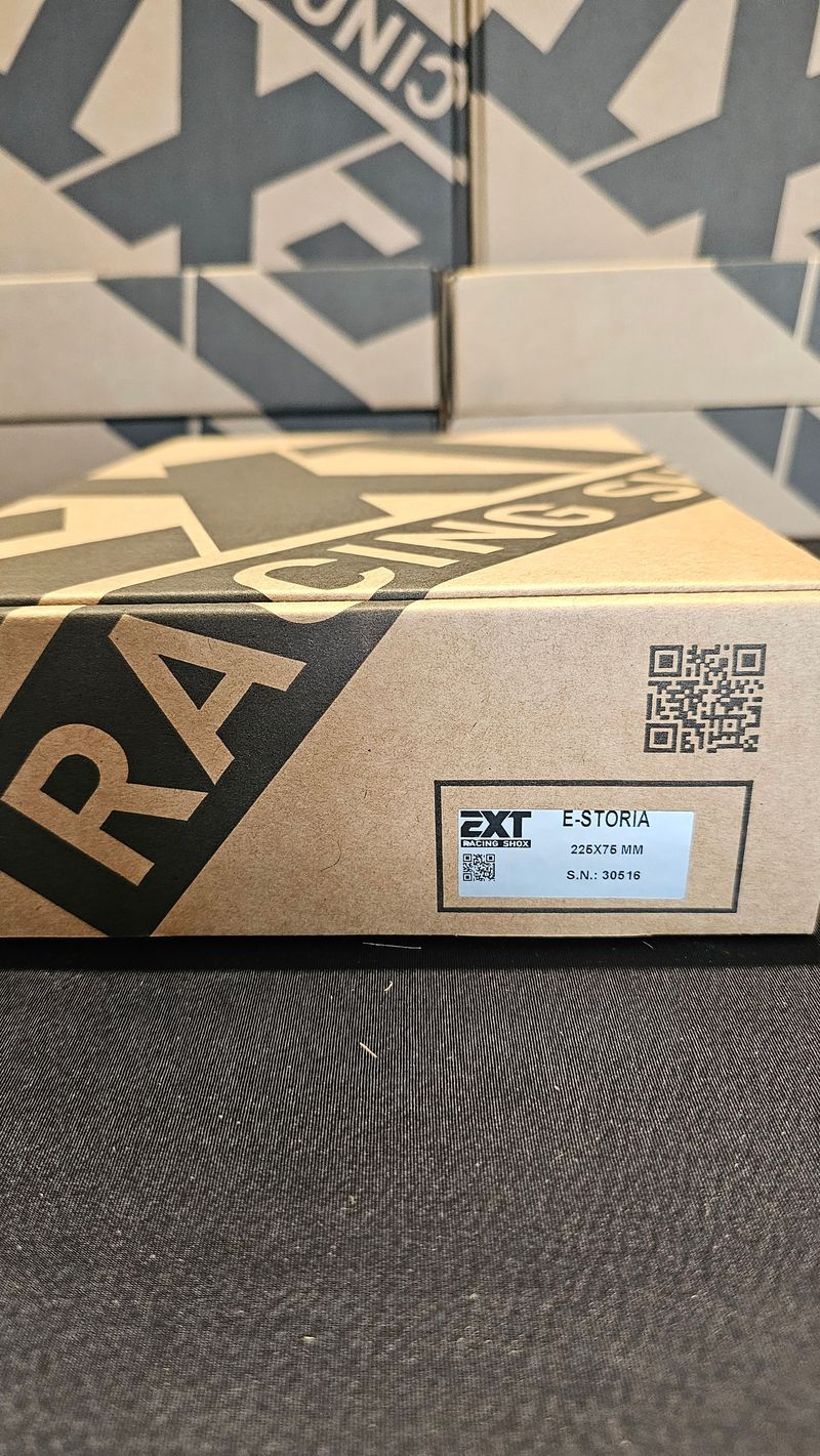 Used Ext E-Storia 225x75 with spring 2025 bike — image 1 of 3