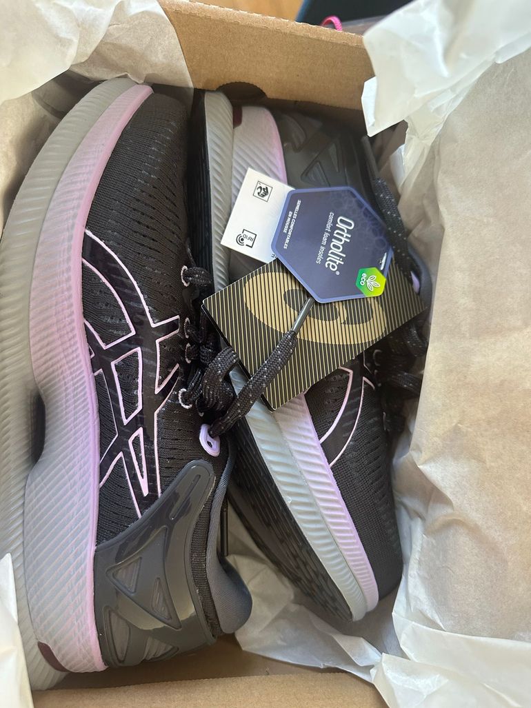 Used Asics Chaussures de running Metaride - Gris foncé bike — image 1 of 4