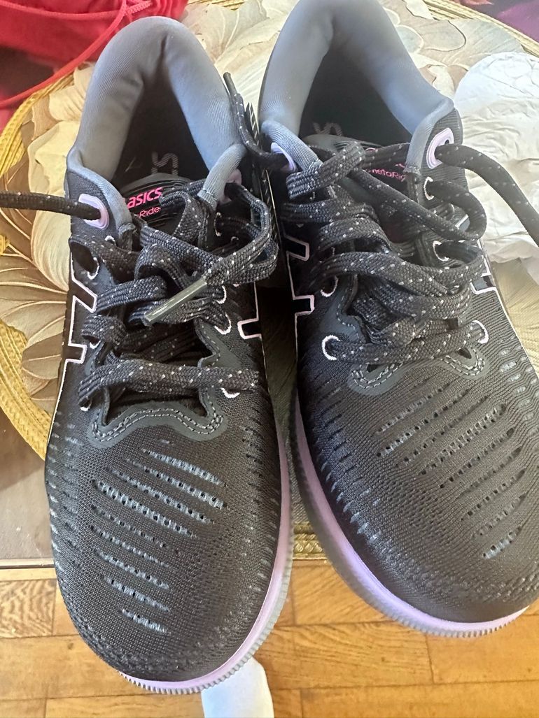 Used Asics Chaussures de running Metaride - Gris foncé bike — image 2 of 4