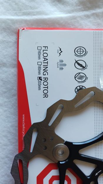 Used clarcs CFR-02 203mm Floating Rotor 2024 bike — image 2 of 2