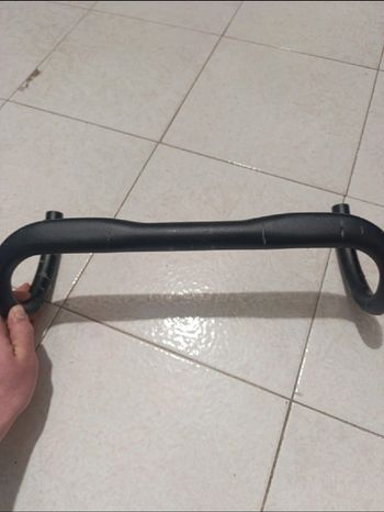 Van Rysel, Manubrio bici da corsa Alluminio 6061 T6 420mm Diametro 31,8mm 4° backsweep 130mm drop 320g