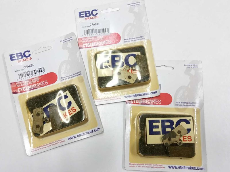 Used EBC Pastillas de freno CFA633 para Avid X0 Trail y SRAM GUIDE Brakes