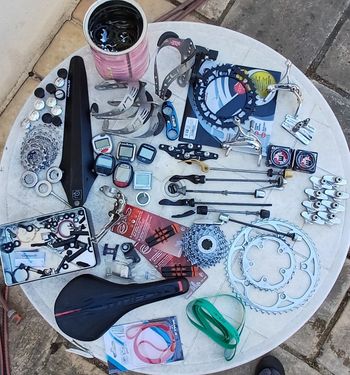 Used diverses Lot de pièces de vélo bike