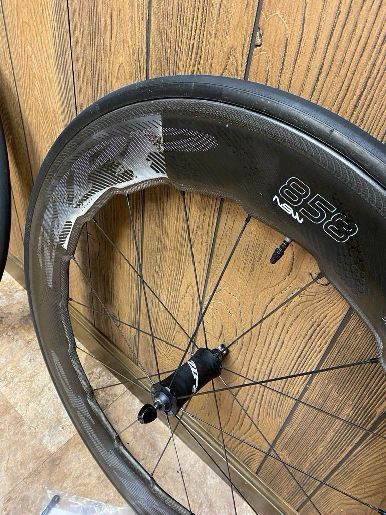 Used Zipp 858 NSW Carbon Clincher 2018 bike — image 10 of 14