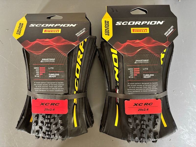 Used Pirelli Coppia Scorpion XC RC Lite 29 x 2.4 2026 Tyres & Tubes