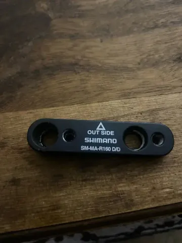 Gebrauchtes Shimano Flatmount 160 to 180 Adapter Fork