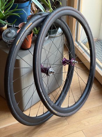 raketa, Track Wheelset with Hubs and Hunt Rims