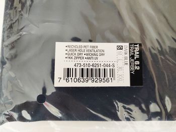 Used Ixs Trail 6.2 Short Sleeves Cycle Jersey Size S Dark Blue bike — image 9 of 18
