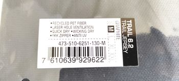 Used Ixs Trail 6.2 Short Sleeves Cycle Jersey Size M Graphite bike — image 7 of 15
