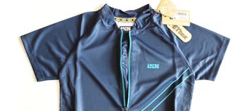 Used Ixs Trail 6.2 Women Short Sleeves Cycle Jersey Size 38 Petrol bike — image 12 of 16