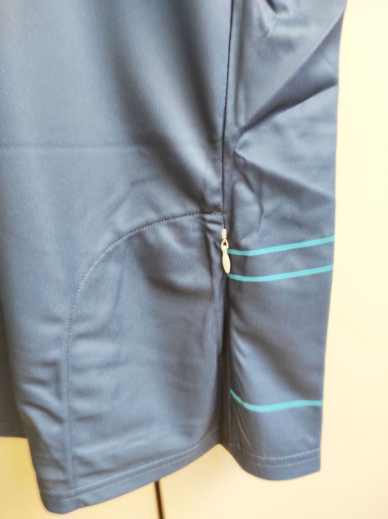 Used Ixs Trail 6.2 Women Short Sleeves Cycle Jersey Size 38 Petrol bike — image 6 of 16