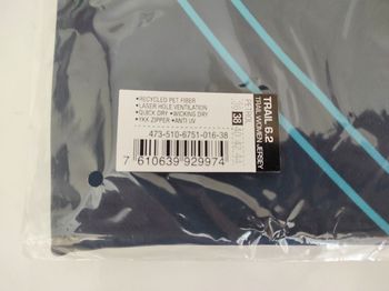Used Ixs Trail 6.2 Women Short Sleeves Cycle Jersey Size 38 Petrol bike — image 9 of 16