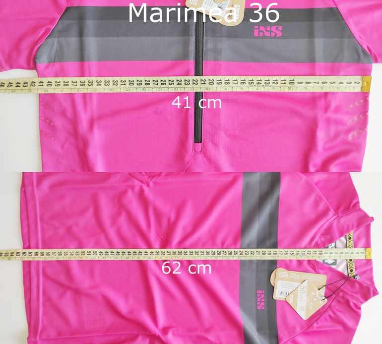 Used Ixs Trail 6.1 Women Short Sleeves Cycle Jersey Size 36 Pink bike — image 15 of 16