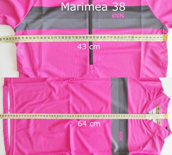Used Ixs Trail 6.1 Women Short Sleeves Cycle Jersey Size 38 Pink bike — image 15 of 16