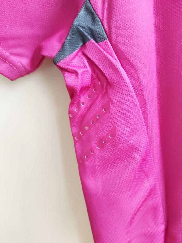 Used Ixs Trail 6.1 Women Short Sleeves Cycle Jersey Size 38 Pink bike — image 8 of 16