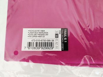 Used Ixs Trail 6.1 Women Short Sleeves Cycle Jersey Size 38 Pink bike — image 9 of 16