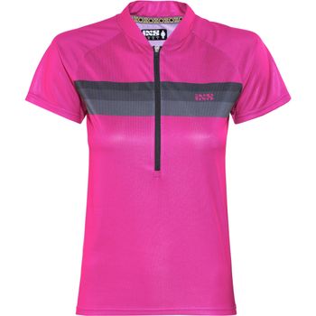 Used Ixs Trail 6.1 Women Short Sleeves Cycle Jersey Size 38 Pink bike