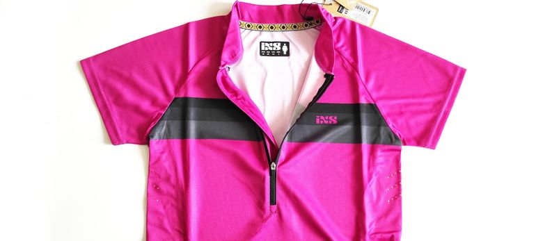 Used Ixs Trail 6.1 Women Short Sleeves Cycle Jersey Size 38 Pink bike — image 11 of 16