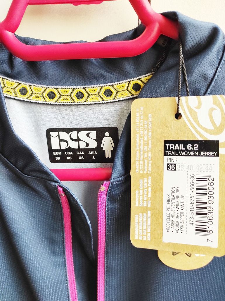 Used Ixs Trail 6.2 Women Short Sleeves Cycle Jersey Size 36 bike — image 5 of 15
