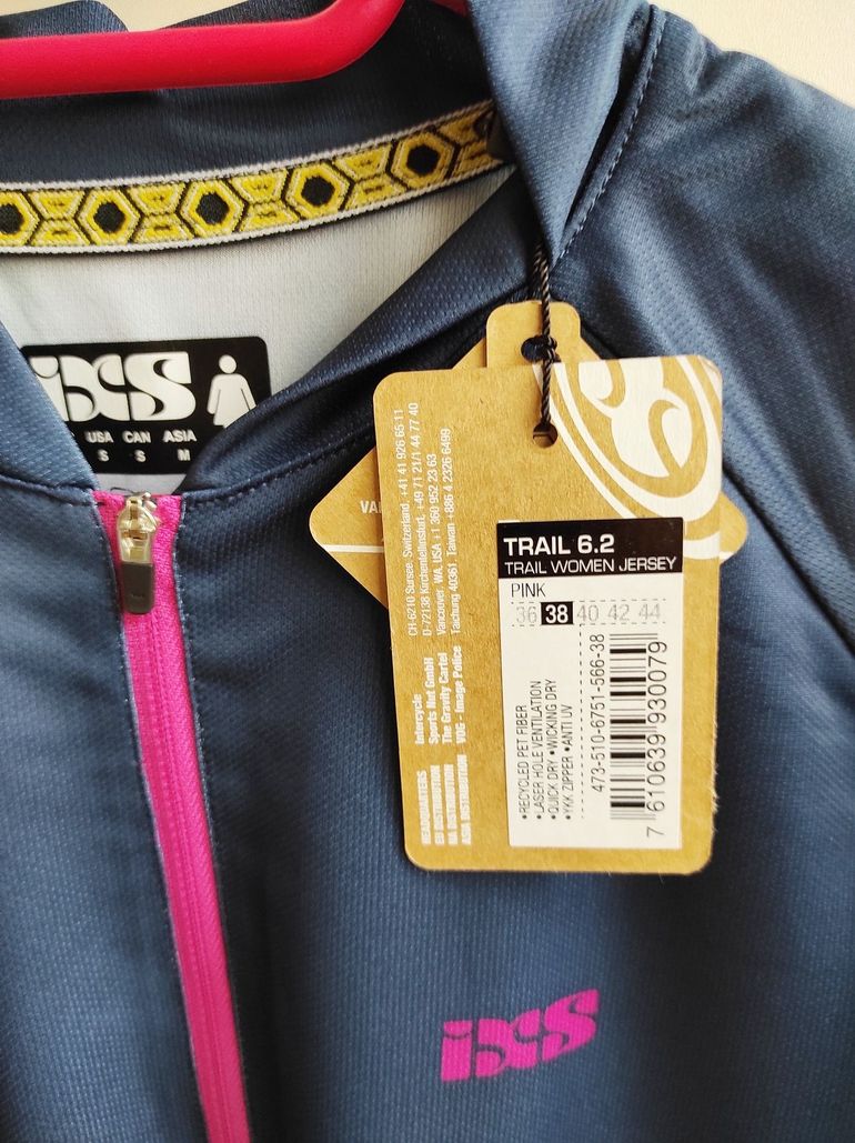 Used Ixs Trail 6.2 Women Short Sleeves Cycle Jersey Size 38 bike — image 5 of 18