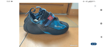 Used Five Ten Team Climbing Shoes bike