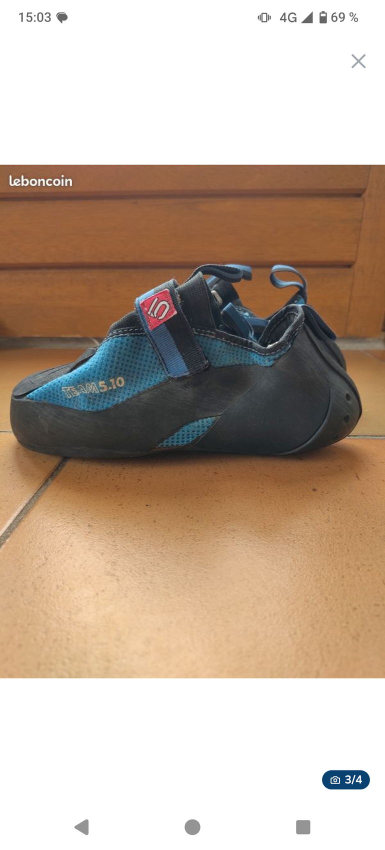 Used Five Ten Team Climbing Shoes bike — image 2 of 4