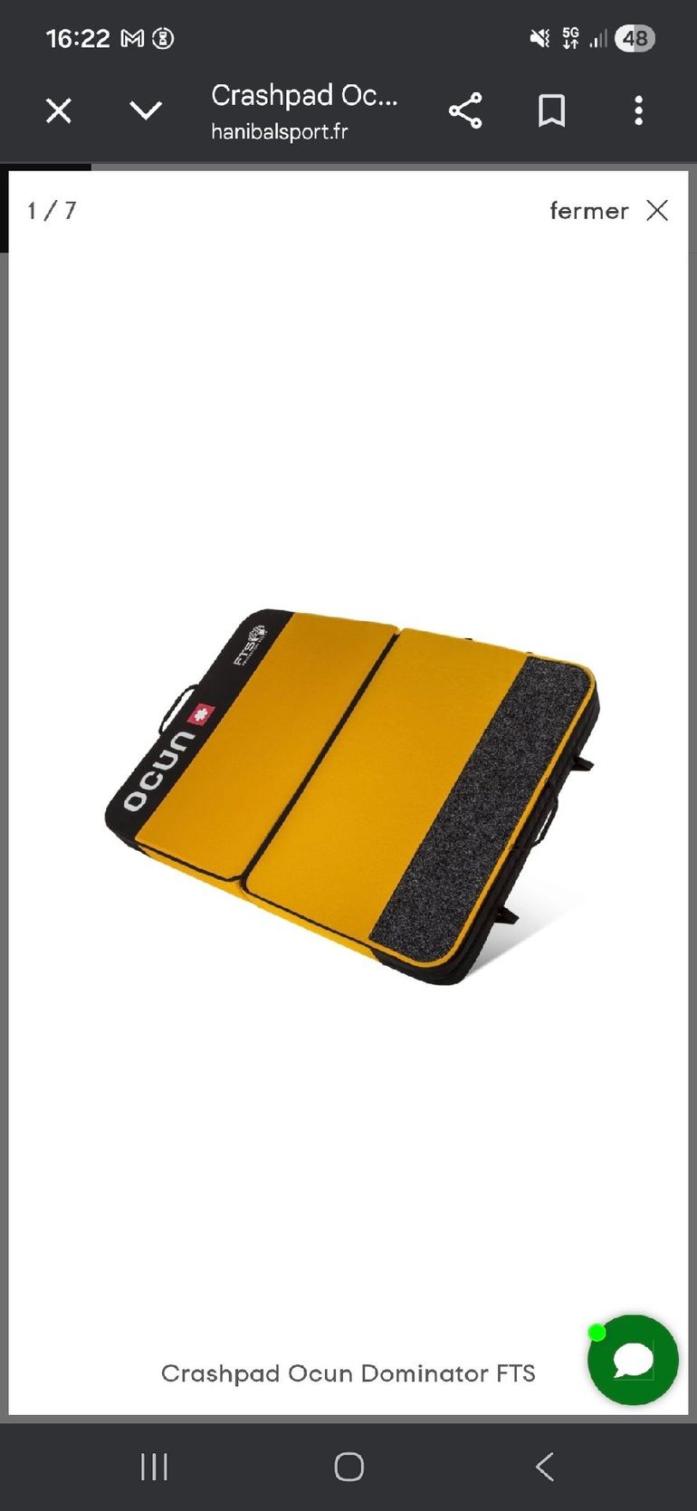 Used Ocun Crash Pads 2026 bike — image 1 of 4