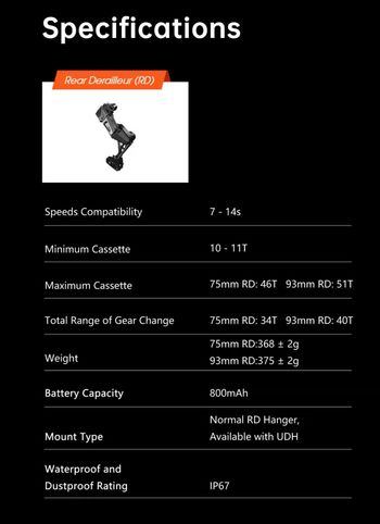 Used wheeltop EDS OX 2.0 Electronic MTB Groupset 2026 bike — image 3 of 12
