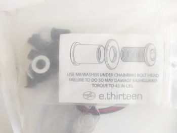 Used E*Thirteen Supercharger Bashguard 110 BCD 42T 5 Bolt bike — image 8 of 11