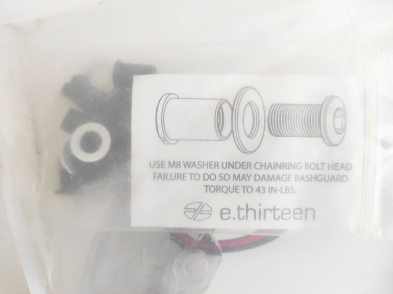 Used E*Thirteen Supercharger Bashguard 110 BCD 42T 5 Bolt bike — image 8 of 11