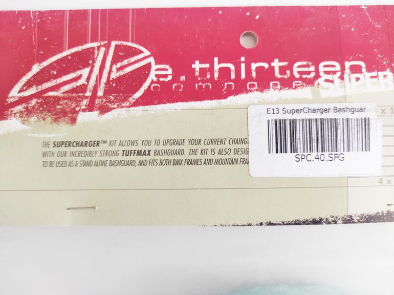 Used E*Thirteen Supercharger Bashguard 104BCD 40T Green bike — image 7 of 10