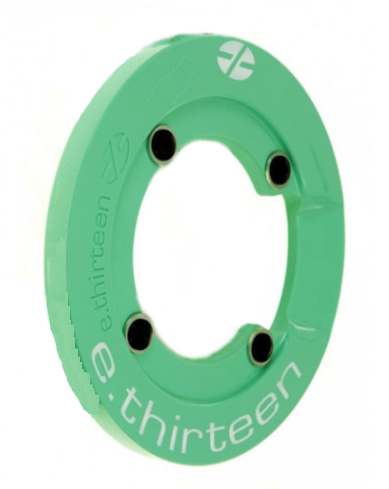 Used E*Thirteen Supercharger Bashguard 104BCD 40T Green bike — image 1 of 10
